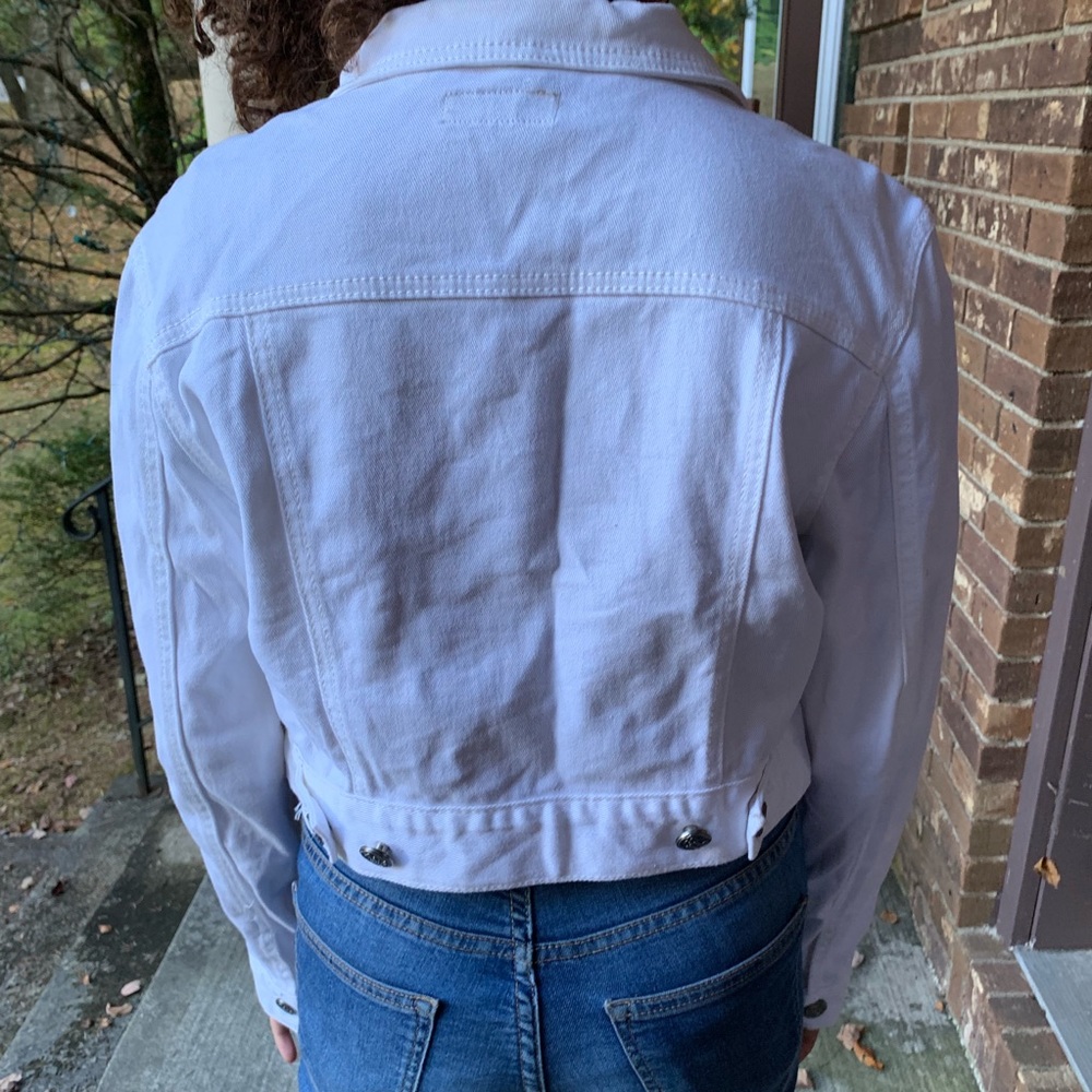 EARL JEAN WHITE DENIM JACKET - Picture 3 of 7